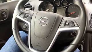 How to correctly adjust your steering wheel Opel Vauxhall Meriva B [upl. by Chor]