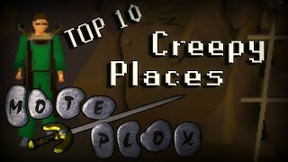 Top 10 Creepy Places In RuneScape [upl. by Yelkrab]