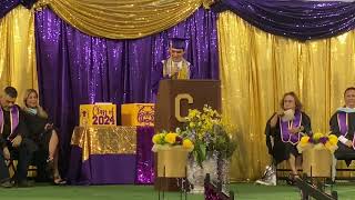 Garrett Talamantes  Salutatorian Speech 2024 Carrizo Springs High School Graduation [upl. by Lyman366]