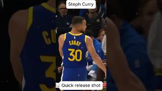 Steph Curry quick release shot  Warriors vs Thunder [upl. by Anawait]