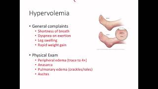 Hypovolemia and Hypervolemia [upl. by Nahbois794]