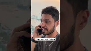 Baby maan nahi rahi hai 🥹 comedy relatable funny jokes thailand bangkok [upl. by Yadsnil]