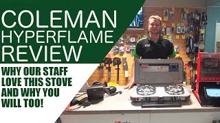 Coleman Hyperflame Fyreknight Stove amp Accessories Explained  Extremely Hot Stove [upl. by Borer512]