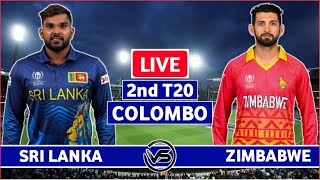 Zimbabwe vs Sri Lanka 2nd T20 Live Scores  ZIM vs SL 2nd T20 Live Scores amp Commentary [upl. by Onirotciv]