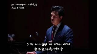 Schwanengesang Die Taubenpost Baritone Zhengzhong Zhou Pianist Hong Xu [upl. by Elokcin560]