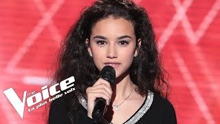 Yves Montand  Les feuilles mortes  Lilya  The Voice France 2018  Blind Audition [upl. by Eenalem]