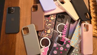 iPhone 15 Pro Max Case Haul 🍎 Casetify Casemate amp etc [upl. by Ardnyk]