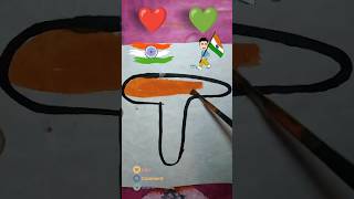 T india 🇮🇳  bande ma taram  har ghar tiranga 🇮🇳  please subscribe to Karo 🥺 tomik art 🇮🇳 [upl. by Yrahcaz343]