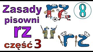 Ortografia obrazkowa  zasady pisowni rz  część 3 [upl. by Joey659]