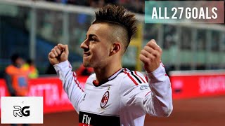 TUTTI I 27 GOL DI STEPHAN EL SHAARAWY CON IL MILAN [upl. by Ienttirb]