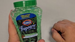 Review for Clorox Fraganzia Air Freshener Beads winter pine [upl. by Ayahsey881]