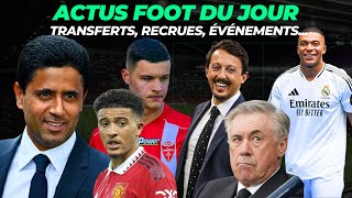 🔴 Les Dernières Actus Foot du Jour  Transferts choc Nouvelles recrues Rumeurs Incroyables [upl. by Clapper724]