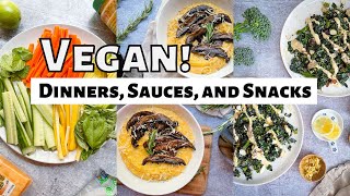 Plant Based Vegan Dinner Recipes Sauces Snacks and Wines [upl. by Ody]