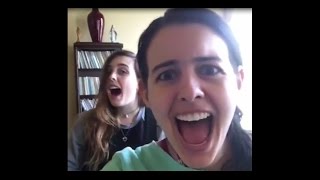 Cimorelli rehearsing for the tour in South America 03302016 [upl. by Euqinim]