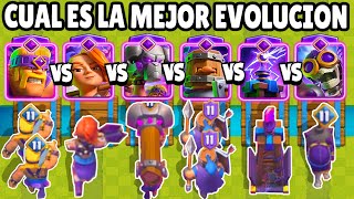 CUAL ES LA MEJOR CARTA EVOLUCIONADA  OLIMPIADAS de EVOLUCIONES  NUEVAS CARTAS  CLASH ROYALE [upl. by Kolb490]