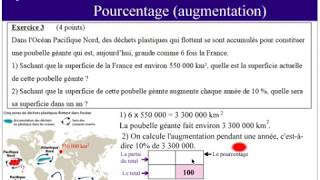 Brevet blanc 3  Pourcentage [upl. by Giarla]