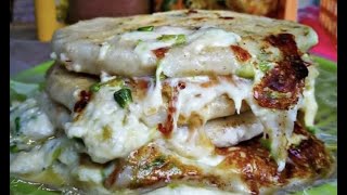 Pupusas De Queso Con Loroco Muy Facil [upl. by Tabib873]