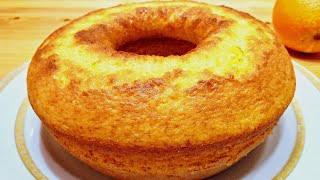 Recette en 1 minute  gâteau à lorange recette facile de gâteau moelleux qui fond en bouche [upl. by Idnic741]