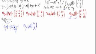 Expresión analítica de una aplicación lineal [upl. by Arotahs]