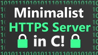 Making Minimalist HTTPS Server in C on Linux [upl. by Croydon885]