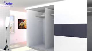 How to install Wardrobe Sliding Doors with Bullers Mars System Track kit  DIY Tutorial [upl. by Odlanier662]