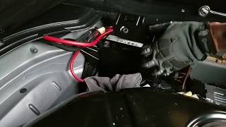 Mercedes Benz Auxiliary Battery Replacement [upl. by Jermaine]