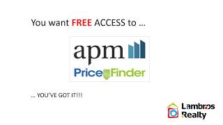 APM PriceFinder Free Access Lambros Realty [upl. by Rafe67]