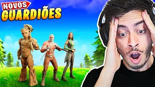 NOVOS GUARDIÕES DA GALÁXIA CHEGARAM NO FORTNITE [upl. by Atsyrc]