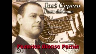 JOSÉ CEPERO CANTA POR FANDANGOS GUITARRA LUIS MARAVILLA [upl. by Atalie934]