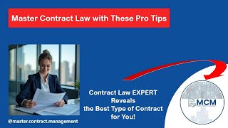 Want Business Success Master Contract Law with These Pro Tips [upl. by Oraneg]