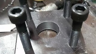 How to Drill amp Tap Hole Access in 15mm Thickness Metal ASMR machine viralvideo satisfying [upl. by Corliss]