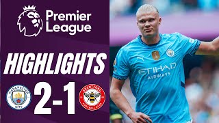 Manchester City vs Brentford 21 Highlights Premier League 202425 [upl. by Anitsrhc]