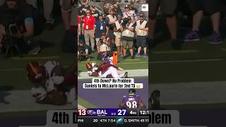 Jayden Daniels CLUTCH 4th Down TD to Terry McLaurin 😳 Football [upl. by Rory]