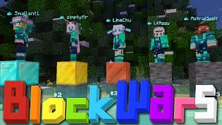 I Reinstalled Minecraft to compete in Block Wars w Fir Smallant LilAggy and Linechu [upl. by Karly618]