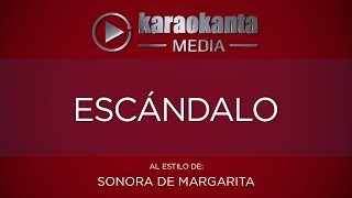 Karaokanta  Sonora de Margarita  Escándalo [upl. by Sutelc969]