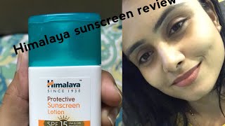 Himalaya Sunscreen Lotion Review  Tan Free  oily screen protection [upl. by Hay]