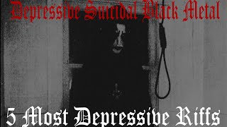 TOP 5 The Most Depresive and Melancholic Riffs of DSBMDoom Metal [upl. by Rebecca953]