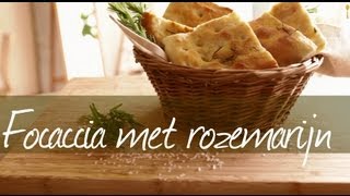 Focaccia met rozemarijn  Allrecipesnl [upl. by Ebbie]