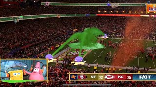 Kansas City Superbowl LXIII Winner last Touchdown at Nickelodeon nfl nickelodeon cbssport cbs [upl. by Elehcim]