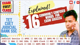 16 Commonly Confused Words  Exam First Class [upl. by Hellah945]