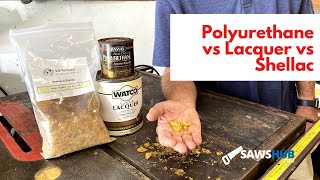 Polyurethane vs Lacquer vs Shellac Pick Your Wood Finish [upl. by Learsiy]