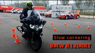 RT1200RT  Slow cornering exercises  First training [upl. by Ludeman71]