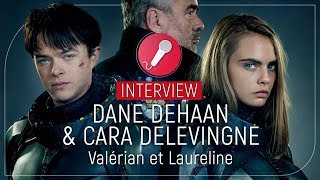 Interview Valérian et Laureline sontils amoureux  Cara Delevingne et Dane DeHaan répondent [upl. by Goddord46]