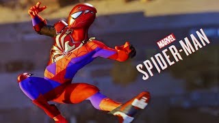 All Suits In One Cutscene  Marvels SpiderMan PS4 [upl. by Nho]