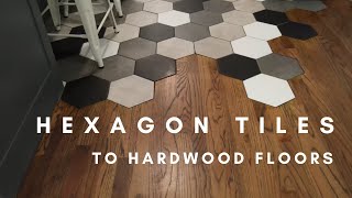 Hexagon Tile to Hardwood Floors [upl. by Audi]