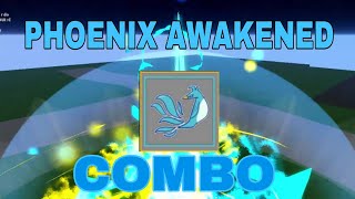 Phoenix Awakened One Shot Combo  Blox Fruits  Update 172  ShavidTG [upl. by Eelyr]