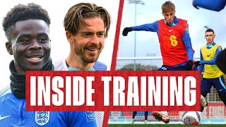 Palmer The Rondos King DJ Grealish amp Trent v Kane Speed Test  Inside Training  England [upl. by Katherin]