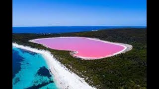 The Mystical Pink Lake Lake Hillier [upl. by Ennairak]