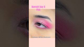 Simple Pink eye makeup tutorial softeyelook eyeshadowideas makeupclasses learnmakeup navratri [upl. by Demodena228]