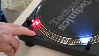 Technics SL1200 Mk7 trick for reverse play [upl. by Netsirhk]